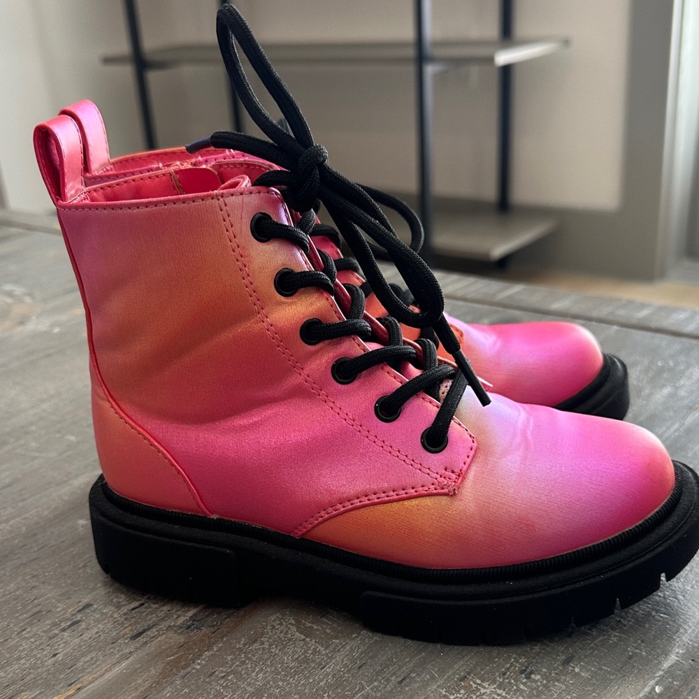 Hot Pink Barbie Kids Boots